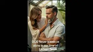God never leaves us alone in our time of sadness. #withgoddaily #gloriousgod #godsstrength