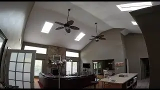 Harbor Breeze Tilghman Ceiling Fans | Dual Install on High Vaulted Ceiling