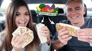 Trying Taco Bells VEGETARIAN ITEMS! | Steph Pappas
