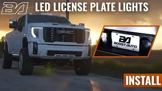 Руководство по установке светодиодных фонарей освещения номерного знака Boost Auto | Chevrolet Si...