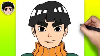 How to Draw METAL LEE from Naruto | Easy Step-by-Step