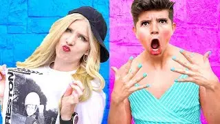 Husband vs Wife Life Swap Challenge! (Boy vs Girl)