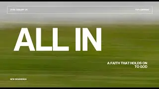 Sunday Worship Service- All In I PS. Gerald Quiban