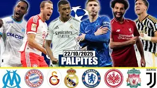 ⚽💡PALPITES DE FUTEBOL HOJE QUARTA DE LIGA DOS CAMPE&Otilde;ES DA EUROPA 22/10 /2025 + TRIPLA GR&Aacute;TIS✅⚽