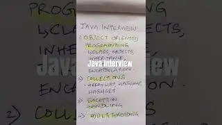 Java interview topics