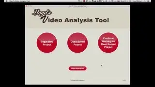 Introduction to Lloyd's Video Analysis Tool