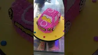 📸📸1.5 kg pink colour car cake design #trending #yummy #viral ..📸📸
