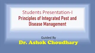 Principles of Integrated Pest and Disease Management
