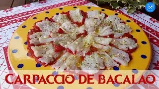 Recetas para Navidad: CARPACCIO DE BACALAO | Cocina al día - Receta #48