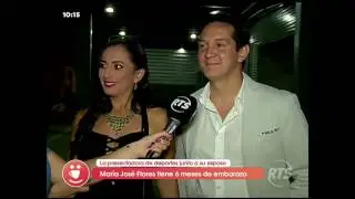 Mar&iacute;a Jos&eacute; Flores tiene 6 meses de embarazo