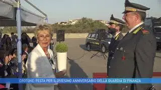 CROTONE:  FESTA PER IL 251ESIMO ANNIVERSARIO DELLA GUARDIA DI FINANZA