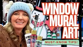 Window Mural Art | Paint Party Business Ideas for all Artists and Crafters