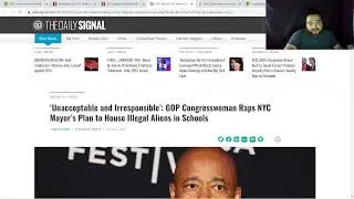 NYC Migrants To Be Held In public Schools.  Alvin Brag vs Eric Adams