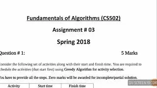 CS502 assignment No.3  2018