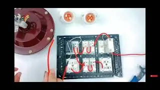 switch board connection in hindi Electric switch board wiring module switch board