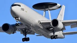 2019.12.6 三沢基地 E-767 AWACS T&Gして浜松基地に帰投