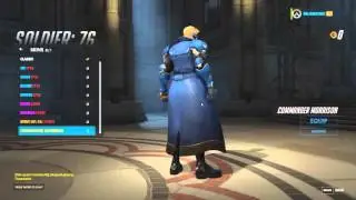 Soldier 76 | All skins emotes and animations