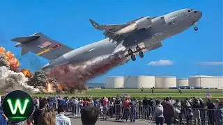 Most Shocking Aviation Moments Caught On Camera - Best Of Month