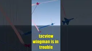 #F16 saves Wingman takes out 2 bandits in one turn #DCS Tacview