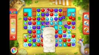 GardenScapes Level 2827 no boosters (12 moves)
