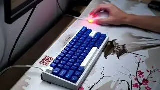 Thocky Gummy O-Ring Mounted 3D Printed Keyboard