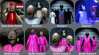 Santa Granny,Granny 3,Granny 4,Granny 5,Barbie Granny,Barbie Granny 2,Barbie Granny 3,Barbie Granny4