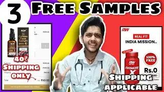 Today's 3 New Free Sample Pay only Shipping | Free Real Whey Protein tablet sample | Wow bug loots