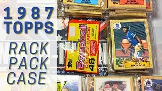 1987 Topps Rack Pack Case Opening BO JACKSON RC on Top