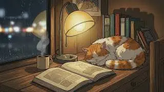 anime lofi rain ☔🐱 cozy study & focus