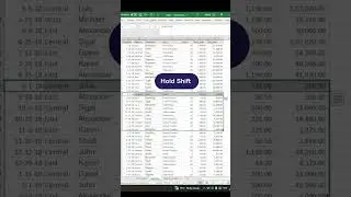 Insert multiple empty rows #excel #excelshortcuts #excelshorts #dailyexcel
