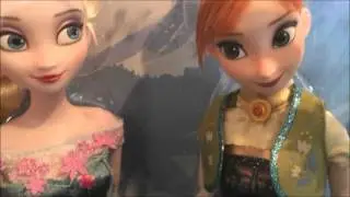 Disney Frozen Anna Birthday Cake Playset and Mermaid Dolls