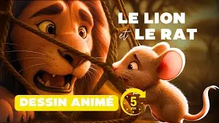 Le Lion et le Rat &ndash; Fable de La Fontaine racont&eacute;e | Dessin anim&eacute; pour enfants