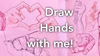 Improve your hand drawings! Draw Hands With Me