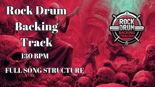 130 BPM Rock Drum Track &ndash; Energetic Up-Tempo Drive