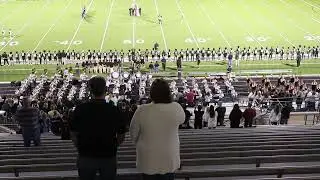 Plano East Marching Band National Anthem Friday November 1, 2024