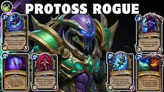 Nerfs Made This Deck INVINCIBLE! - Best Protoss Rogue Deck to Climb Legend - Hearthstone Standard
