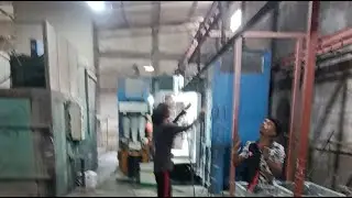 powder coating ( black matt ) today work process