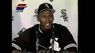 Michael Jordan Press Conference After Signing Minor League Contract with the Chicago White Sox; 1994