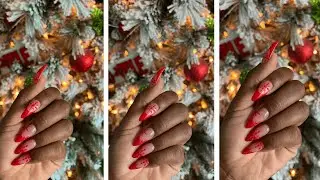 Come with me to my nail appointment ! #christmasnails #shorts