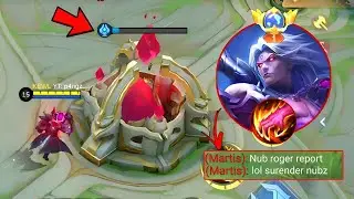 FINALLY A WORTHY MARTIS BUFF OPPONENT IN JUNGLE (TOXIC ENEMY) | ROGER BEST BUILD 2023 | MLBB