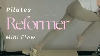 Pilates Reformer Workout - Mini Flow With Flying Lunges - 30 Min #reformerpilates #reformerworkout
