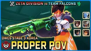 [ Proper ] ONE MAN ARMY | ZETA Division vs Team Falcons | OWCS Korea Stage 3