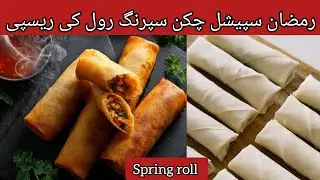 Chicken & Vegetable Spring Rolls Recipe by YtC | Carrot, Capsicum & Cabbage | Ramadan Iftar Special