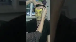 Noseless Pikachu Face Paint