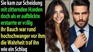 Sie kam,um die Scheidung zu unterschreiben doch er erstarrte, als er sah, dass sie hochschwanger war