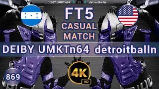UMK3 - 🇭🇳 DEIBY UMKTn64 vs detroitballn 🇺🇸 FT5 / 4K 60 FPS #umk3 #team99hits #t99h #fightcade