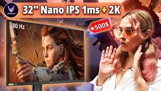 LG Ultra Gear 32GP850-B IPS Gaming Monitor: 2k/180Hz  for only $500😵