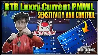 BTR Luxxy Current PMWL Sensitivity and Control Settings | PUBGM
