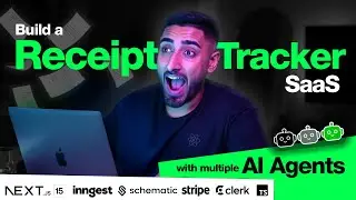 🔴 Let's build a Receipt Tracker SaaS with NEXT.JS 15 (AI Agents, Inngest, Schematic, Stripe, Clerk)