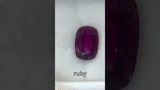 Kashmir Ruby: The Legendary Gemstone of Deep Red and Unmatched Rarity #naturalgemstone#ruby